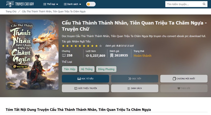 Truyện Tranh Đọc Truyện Chữ Cẩu Thả Thành Thánh Nhân, Tiên Quan Triệu Ta Chăm Ngựa – Tiên Hiệp Hài Hước, Đầy Bất Ngờ