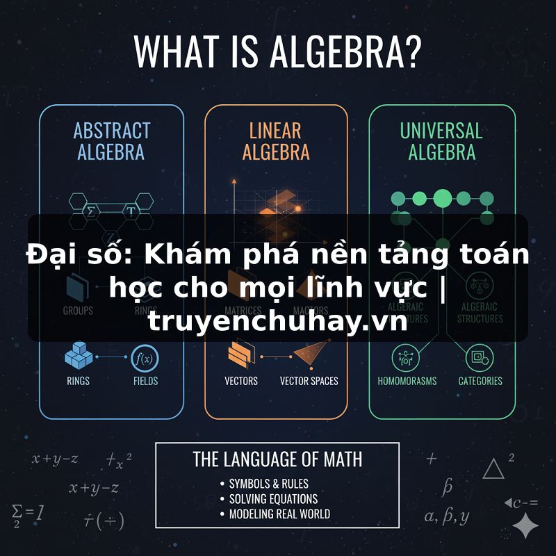 Truyện Tranh Đại số: Khám phá nền tảng toán học cho mọi lĩnh vực | truyenchuhay.org