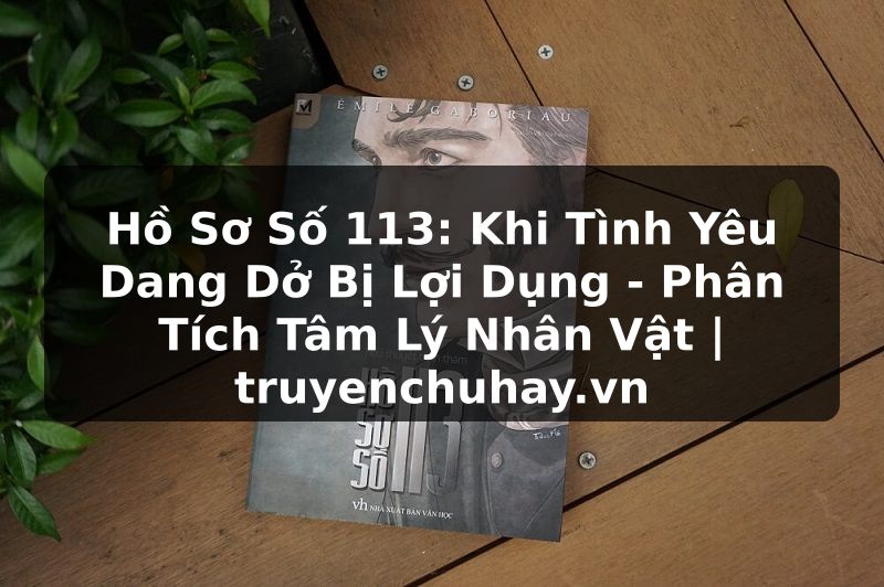 Truyện Tranh Hồ Sơ Số 113: Khi Tình Yêu Dang Dở Bị Lợi Dụng - Phân Tích Tâm Lý Nhân Vật | truyenchuhay.org