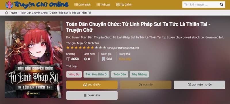 Truyện Tranh Khám Phá Toàn Dân Chuyển Chức: Tử Linh Pháp Sư! Ta Tức Là Thiên Tai – Thế Giới Hậu Tận Thế Đầy Biến Động