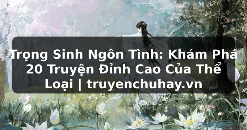 Truyện Tranh Trọng Sinh Ngôn Tình: Khám Phá 20 Truyện Đỉnh Cao Của Thể Loại | truyenchuhay.org